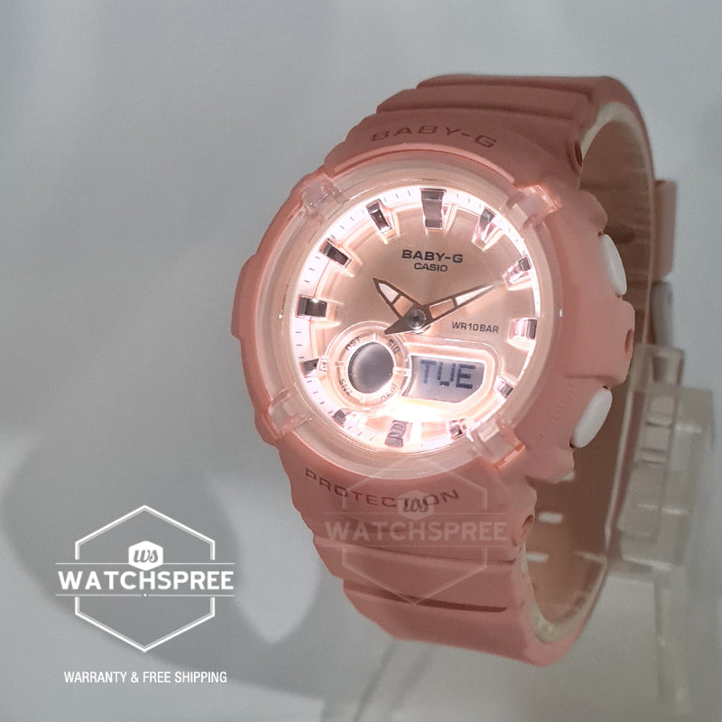 Casio Baby-G BGA-280 Lineup Pink Resin Band Watch BGA280-4A BGA-280-4A
