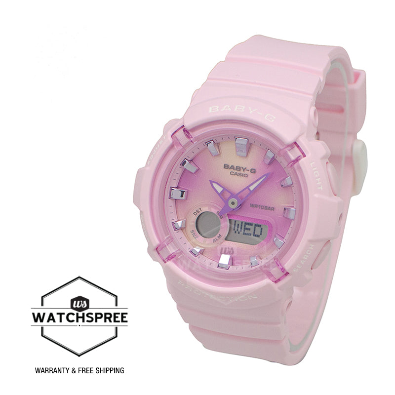 Casio Baby-G BGA-280 Lineup Tie-Dye Series Pink Resin Band Watch BGA280TD-4A BGA-280TD-4A