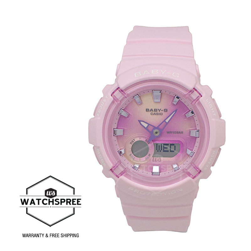 Casio Baby-G BGA-280 Lineup Tie-Dye Series Pink Resin Band Watch BGA280TD-4A BGA-280TD-4A