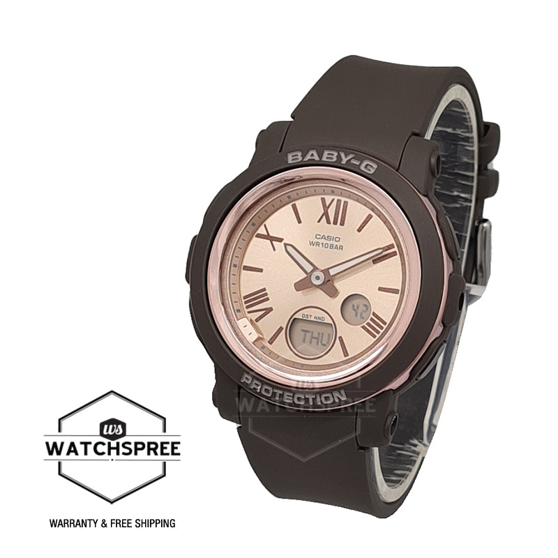 Casio Baby-G Standard Analog-Digital Brown Resin Band Watch BGA290-5A BGA-290-5A