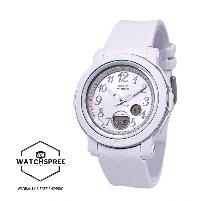 Casio Baby-G BGA-290 Lineup Pale Purple Resin Band Watch BGA290SA-6A BGA-290SA-6A