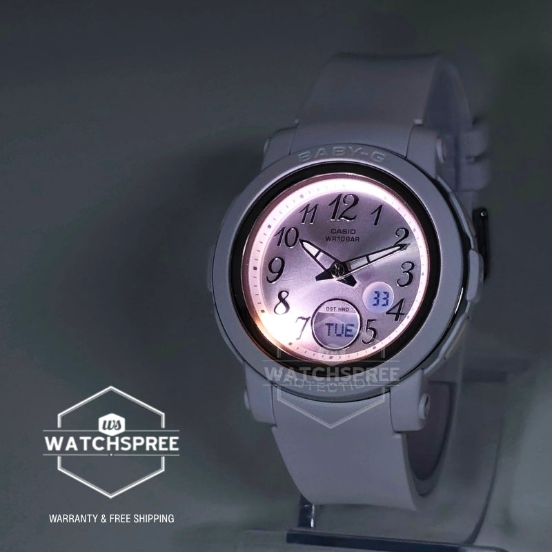 Casio Baby-G BGA-290 Lineup Pale Purple Resin Band Watch BGA290SA-6A BGA-290SA-6A