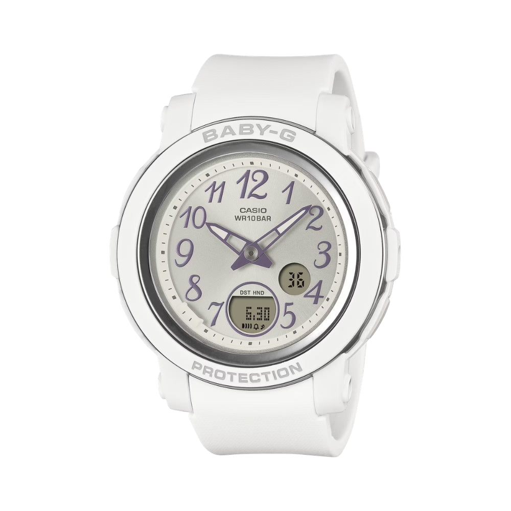 Casio Baby-G BGA-290 Lineup White Resin Band Watch BGA290SA-7A BGA-290SA-7A