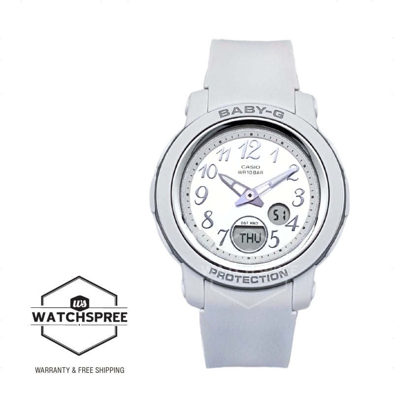Casio Baby-G BGA-290 Lineup White Resin Band Watch BGA290SA-7A BGA-290SA-7A
