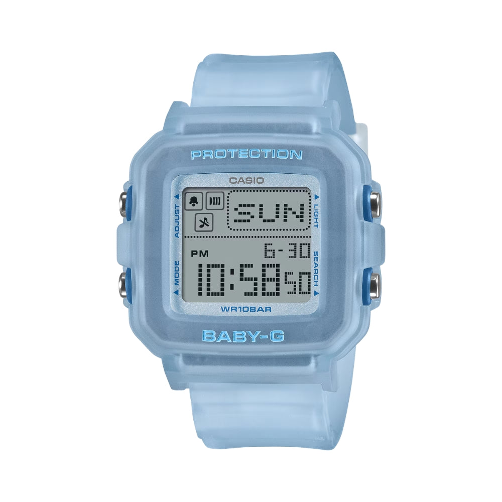 Casio Baby-G BGD-10 Lineup BABY-G?PLUS Semi-Transparent Blue Resin Band Watch BGD10KG-2D BGD-10KG-2D BGD-10KG-2