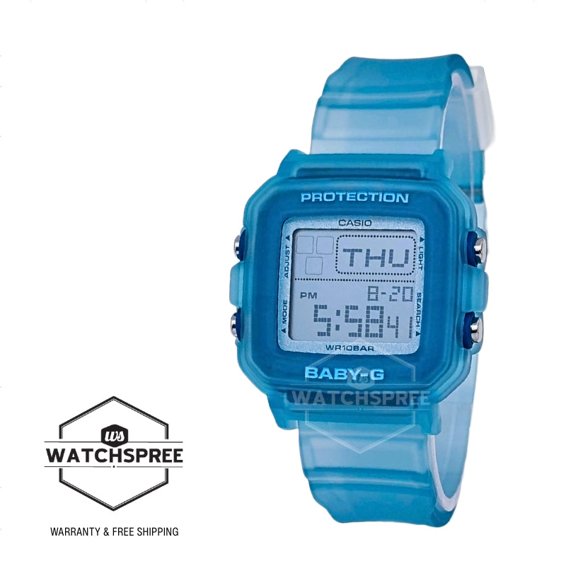 Casio Baby-G BGD-10 Lineup BABY-G?PLUS Semi-Transparent Blue Resin Band Watch BGD10KG-2D BGD-10KG-2D BGD-10KG-2