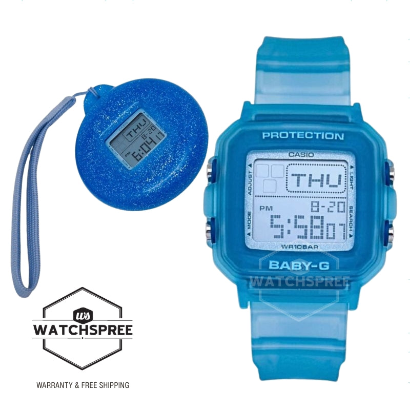 Casio Baby-G BGD-10 Lineup BABY-G?PLUS Semi-Transparent Blue Resin Band Watch BGD10KG-2D BGD-10KG-2D BGD-10KG-2