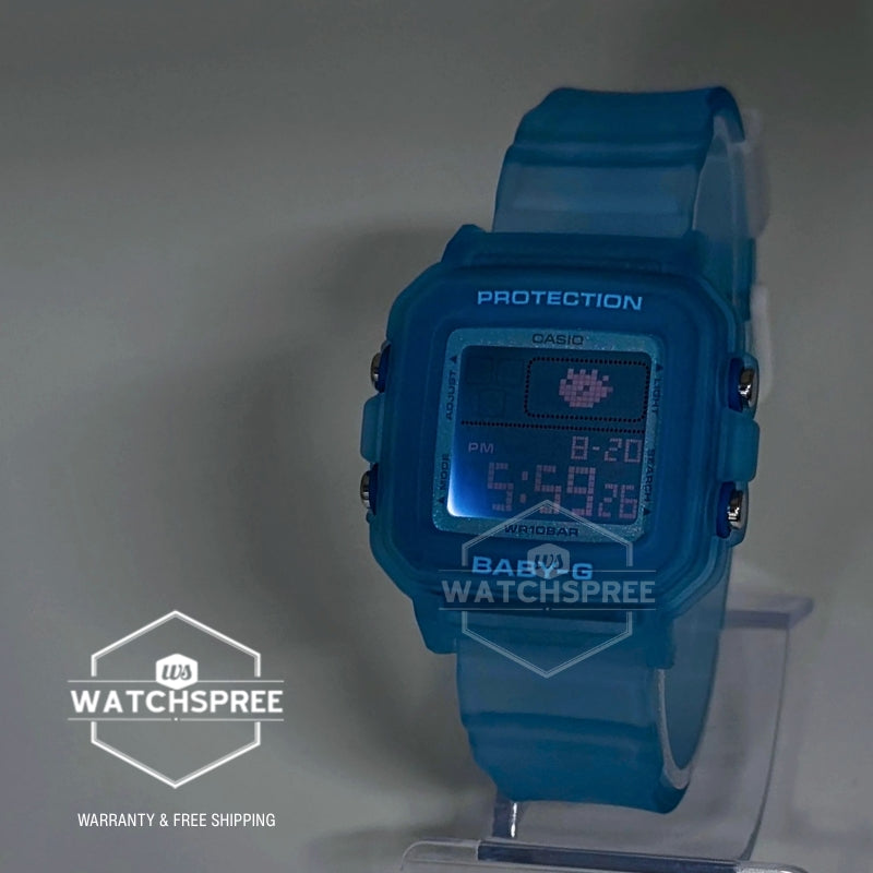 Casio Baby-G BGD-10 Lineup BABY-G?PLUS Semi-Transparent Blue Resin Band Watch BGD10KG-2D BGD-10KG-2D BGD-10KG-2