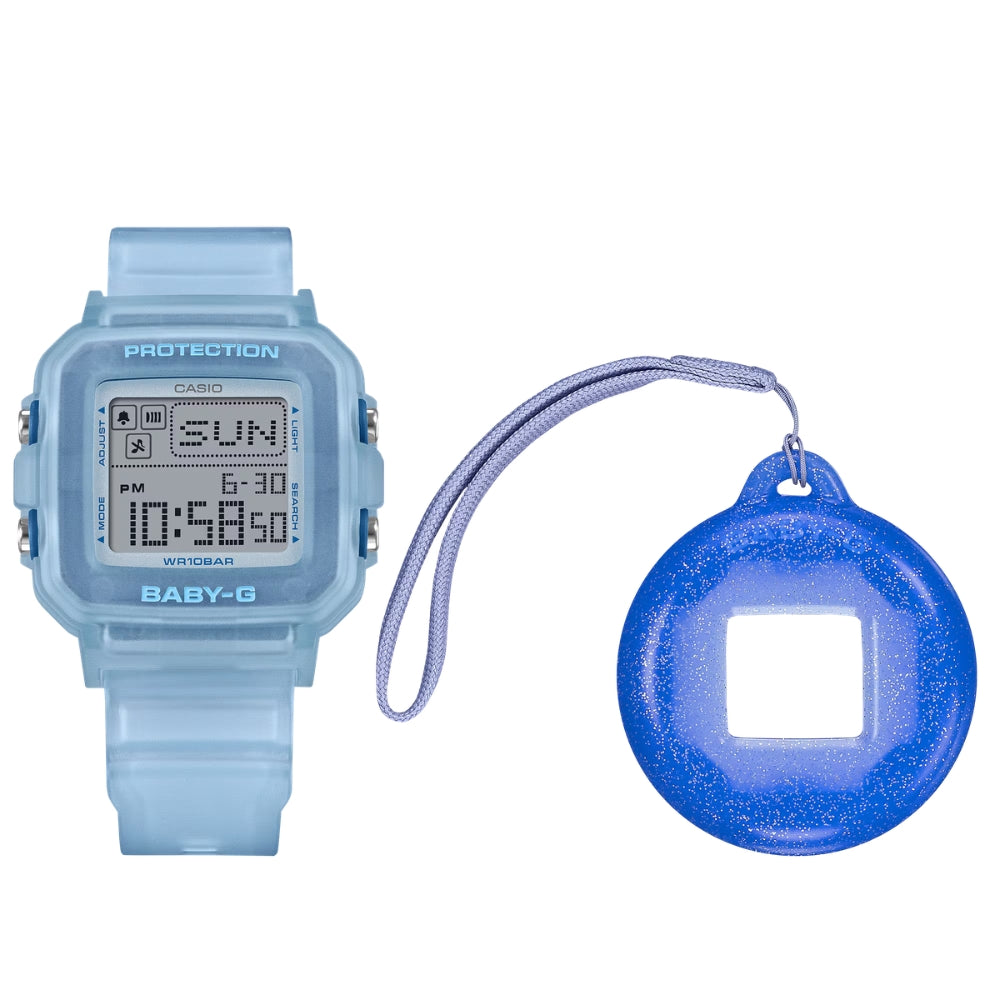 Casio Baby-G BGD-10 Lineup BABY-G?PLUS Semi-Transparent Blue Resin Band Watch BGD10KG-2D BGD-10KG-2D BGD-10KG-2