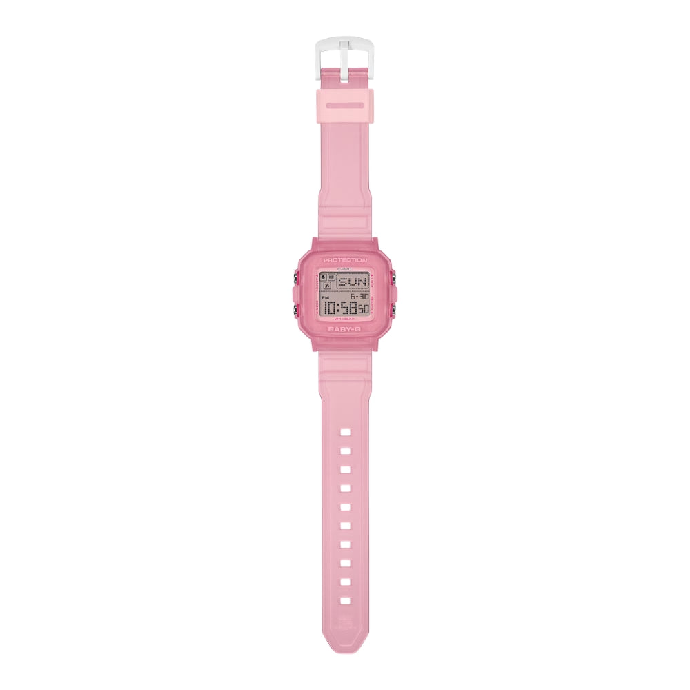 Casio Baby-G BGD-10 Lineup BABY-G?PLUS Semi-Transparent Pink Resin Band Watch BGD10KG-4D BGD-10KG-4D BGD-10KG-4