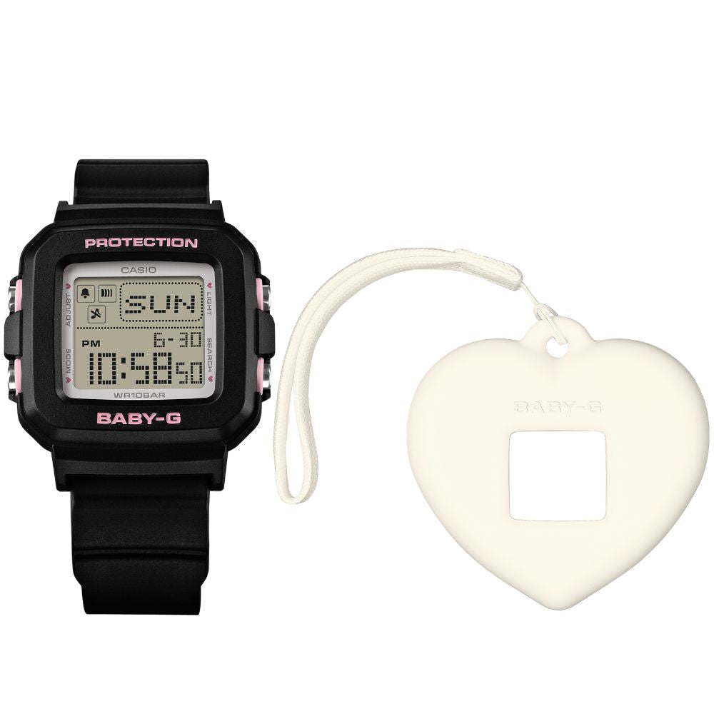 Casio Baby-G BGD-10 Lineup BABY-G?PLUS Black Resin Band Watch BGD10KH-1D BGD-10KH-1D BGD-10KH-1