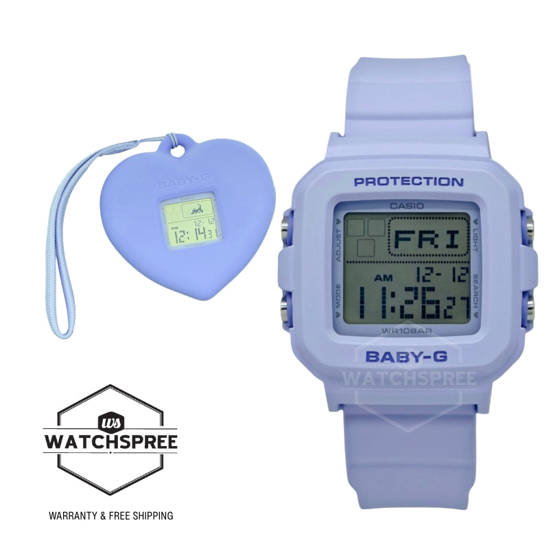Casio Baby-G BGD-10 Lineup BABY-G?PLUS Light Blue-Purple Resin Band Watch BGD10KH-2B BGD-10KH-2B