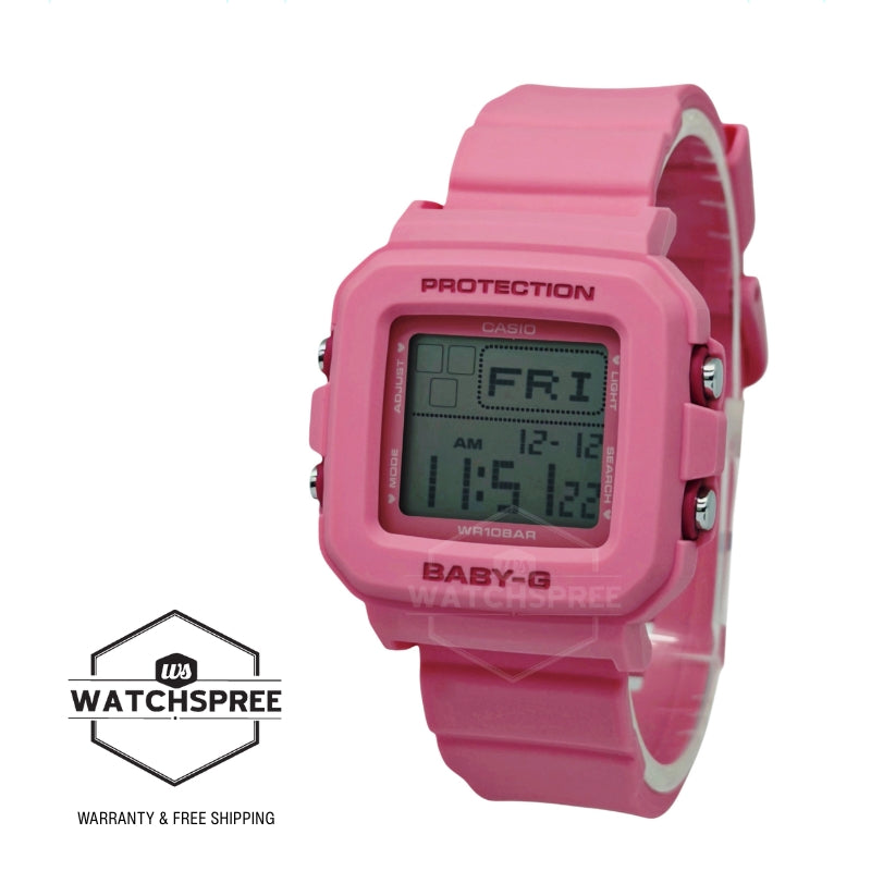 Casio Baby-G BGD-10 Lineup BABY-G + PLUS Pink Resin Band Watch BGD10KH-4D BGD-10KH-4D BGD-10KH-4
