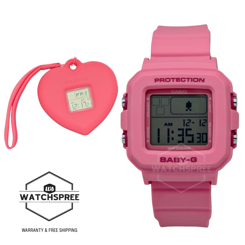 Casio Baby-G BGD-10 Lineup BABY-G + PLUS Pink Resin Band Watch BGD10KH-4D BGD-10KH-4D BGD-10KH-4
