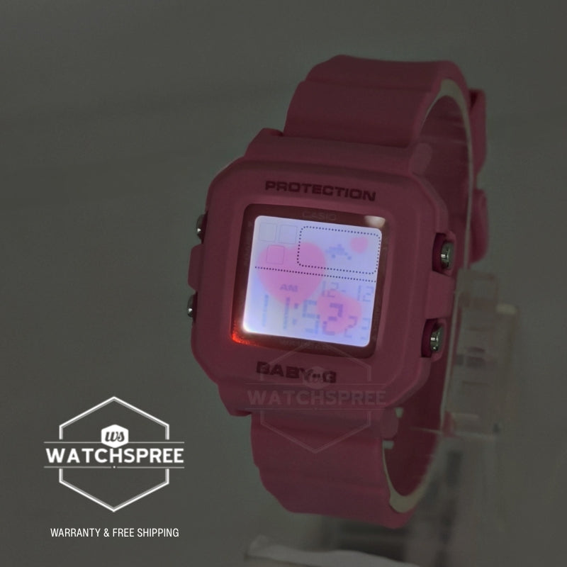 Casio Baby-G BGD-10 Lineup BABY-G + PLUS Pink Resin Band Watch BGD10KH-4D BGD-10KH-4D BGD-10KH-4
