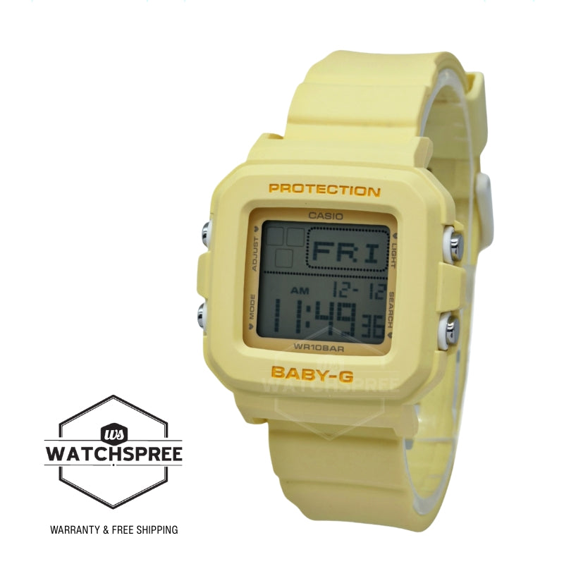 Casio Baby-G BGD-10 Lineup BABY-G + PLUS Yellow Resin Band Watch BGD10KH-9D BGD-10KH-9D BGD-10KH-9