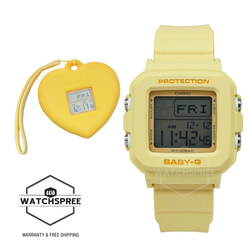 Casio Baby-G BGD-10 Lineup BABY-G + PLUS Yellow Resin Band Watch BGD10KH-9D BGD-10KH-9D BGD-10KH-9