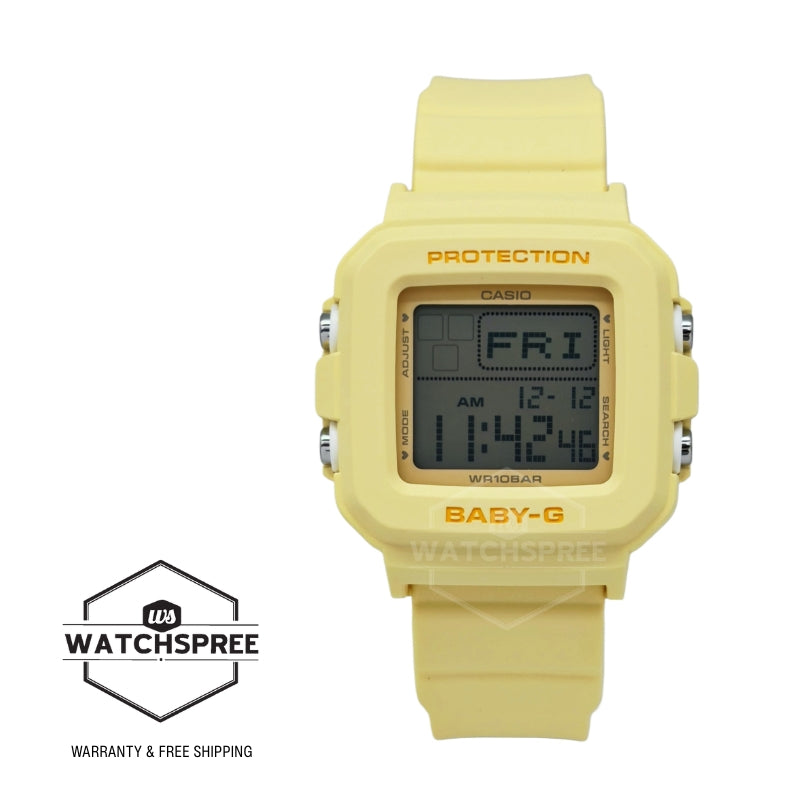 Casio Baby-G BGD-10 Lineup BABY-G + PLUS Yellow Resin Band Watch BGD10KH-9D BGD-10KH-9D BGD-10KH-9