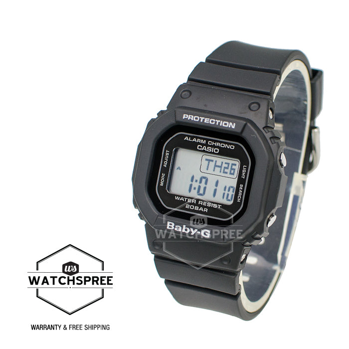 Casio Baby-G BGD-500 Series Black Resin Band Watch BGD560-1D