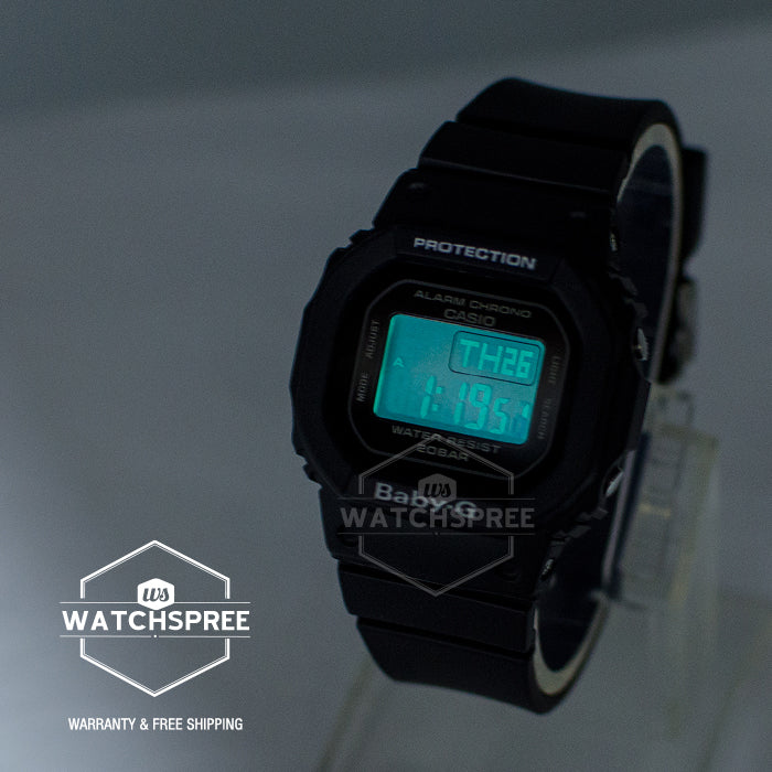 Casio Baby-G BGD-500 Series Black Resin Band Watch BGD560-1D