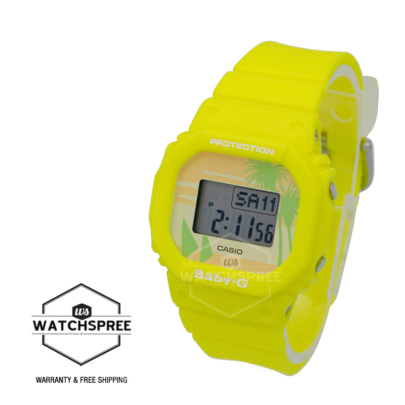Casio Baby-G BGD-560 Lineup Special Color Models Yellow Resin Band Watch BGD560BC-9D BGD-560BC-9