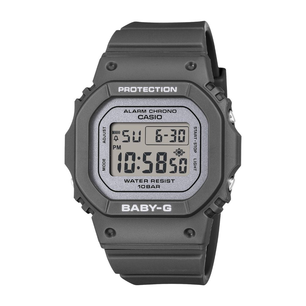 Casio Baby-G BGD-565 Lineup Soft Colours Series Matte Black Resin Band Watch BGD565SC-1D BGD-565SC-1D BGD-565SC-1
