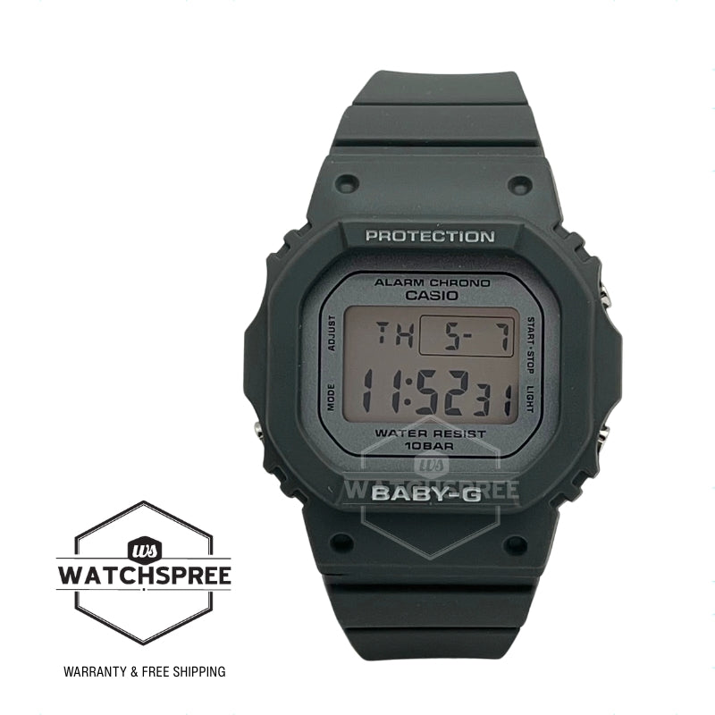 Casio Baby-G BGD-565 Lineup Soft Colours Series Grey Resin Band Watch BGD565SC-1D BGD-565SC-1D BGD-565SC-1