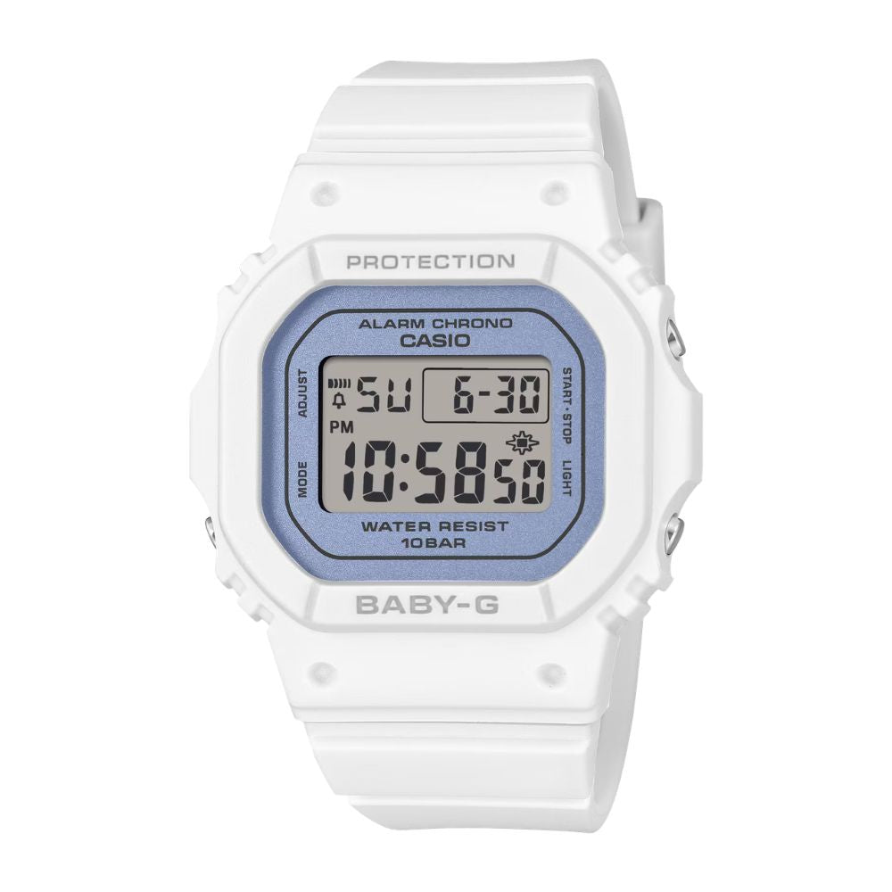 Casio Baby-G BGD-565 Lineup Soft Colours Series White Resin Band Watch BGD565SC-2B BGD-565SC-2B