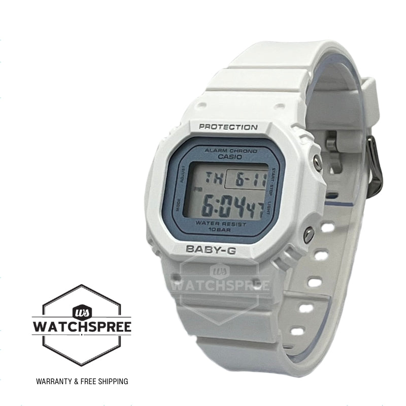 Casio Baby-G BGD-565 Lineup Soft Colours Series White Resin Band Watch BGD565SC-2B BGD-565SC-2B