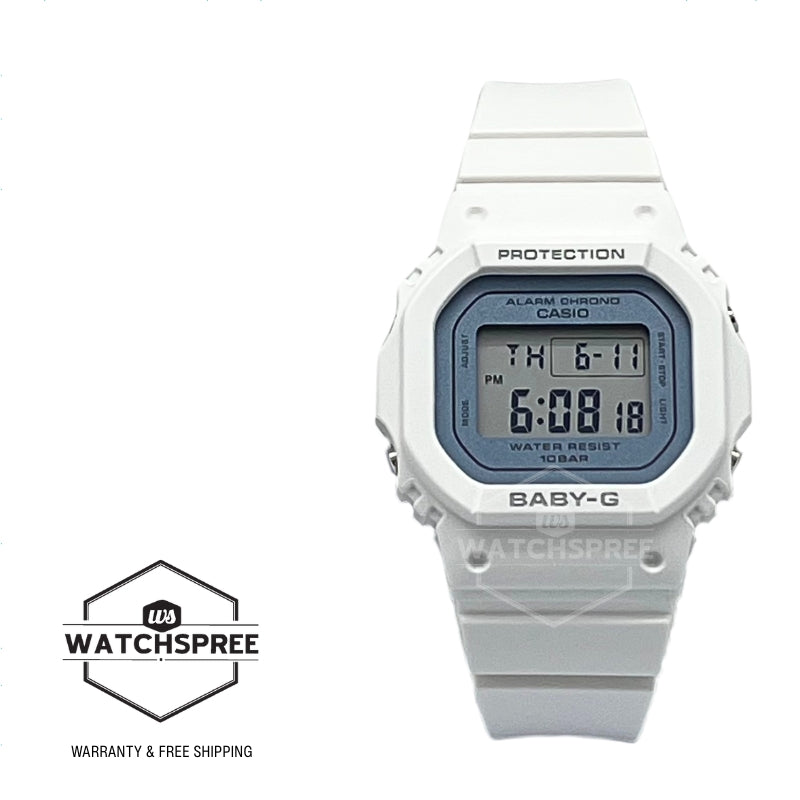 Casio Baby-G BGD-565 Lineup Soft Colours Series White Resin Band Watch BGD565SC-2B BGD-565SC-2B