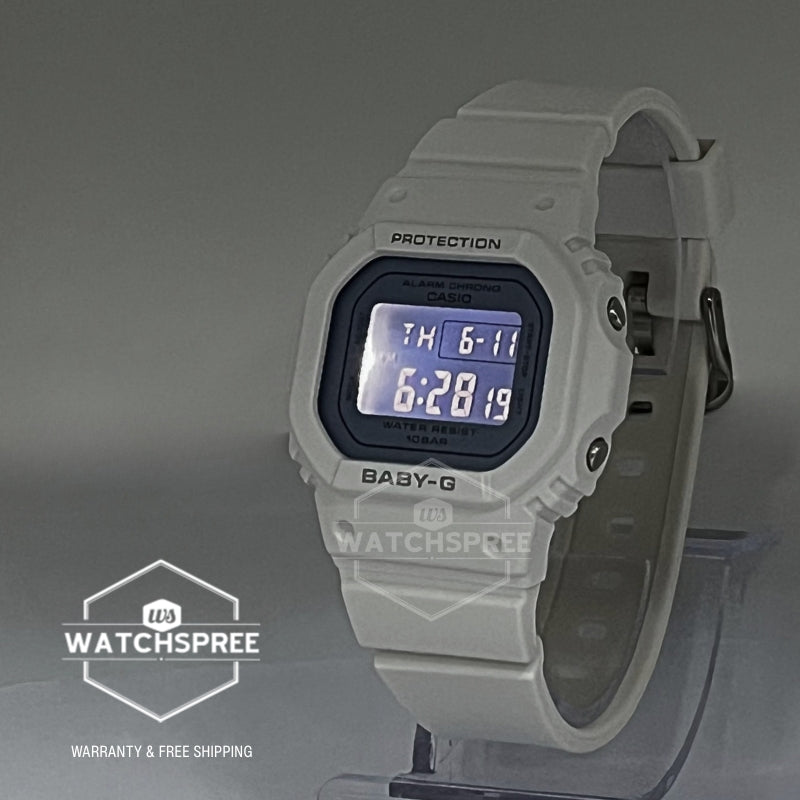 Casio Baby-G BGD-565 Lineup Soft Colours Series White Resin Band Watch BGD565SC-2B BGD-565SC-2B