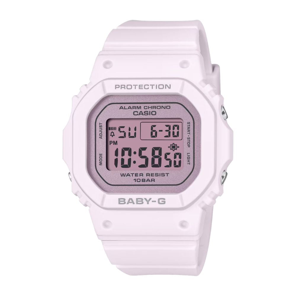 Casio Baby-G BGD-565 Lineup Soft Colours Series Pink Resin Band Watch BGD565SC-4B BGD-565SC-4B