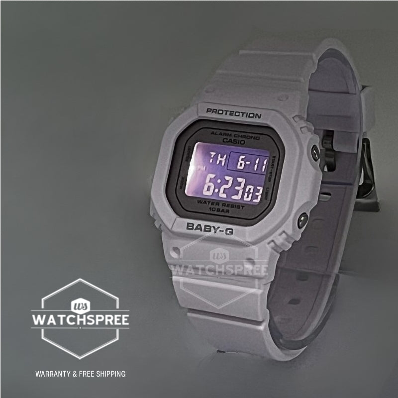 Casio Baby-G BGD-565 Lineup Soft Colours Series Pink Resin Band Watch BGD565SC-4B BGD-565SC-4B