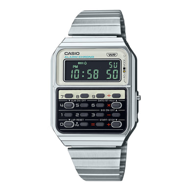 Casio Digital Vintage Heritage Colours ’??¶¦?70s CQ-1 Design Dual Time Calculator Watch CA500WE-7B CA-500WE-7B