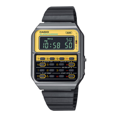 Casio Digital Vintage Heritage Colours ’??¶¦?70s CQ-1 Design Dual Time Calculator Watch CA500WEGG-9B CA-500WEGG-9B