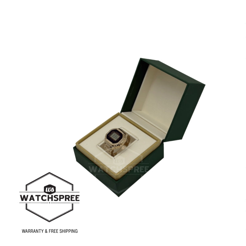 Casio Gold Ring Watch Digital Dual Time CRW001G-9D CRW-001G-9D CRW-001G-9