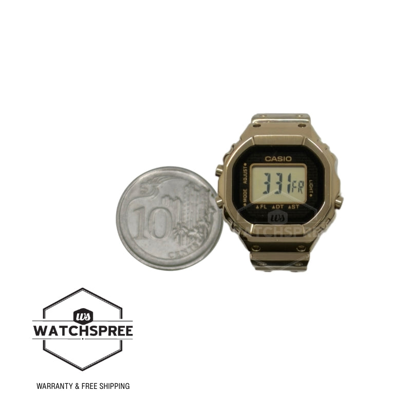 Casio Gold Ring Watch Digital Dual Time CRW001G-9D CRW-001G-9D CRW-001G-9