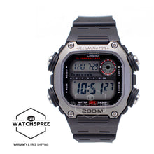 Load image into Gallery viewer, Casio Standard Digital Black Resin Band Watch DW291H-1A DW-291H-1A
