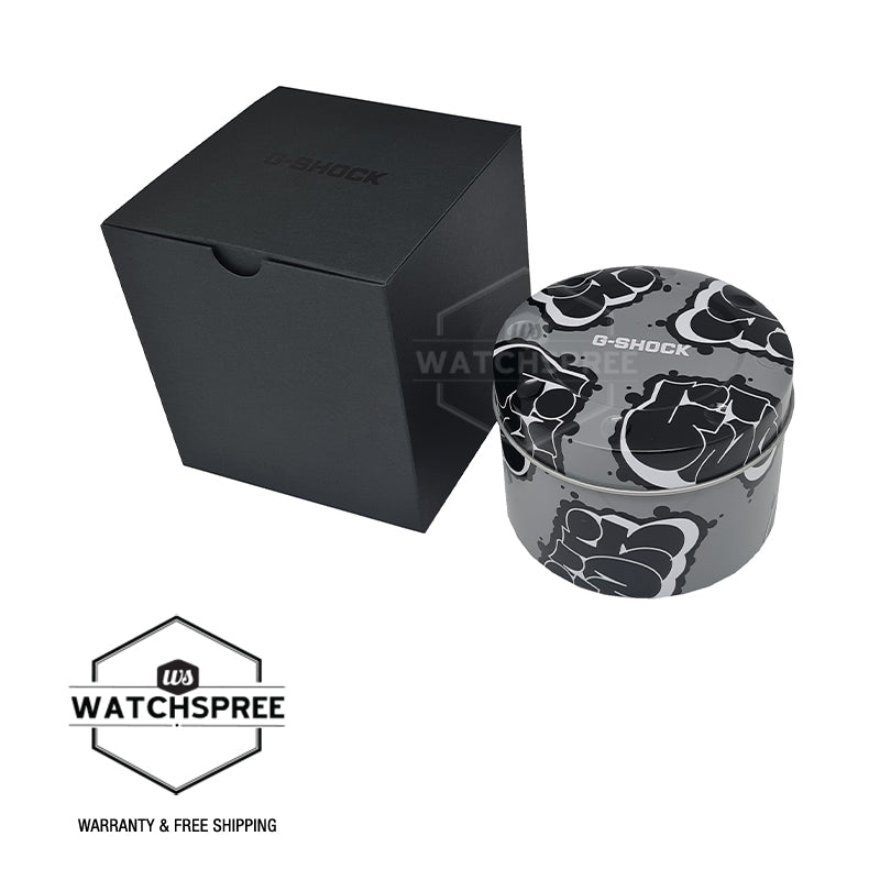 Casio G-Shock DW-5000 Lineup Street Spirit Series Original Graffiti Art Translucent Grey Resin Band Watch DW5000SS-1D DW-5000SS-1D DW-5000SS-1