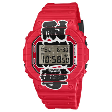 Casio G-Shock (Japan Made) DW-5600 Lineup AKA-CHOCHIN Model Bio-Based Red Resin Band Watch DW5600AKA-4D DW-5600AKA-4D DW-5600AKA-4