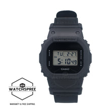 Load image into Gallery viewer, Casio G-Shock DW-5600 Lineup Utility Black Series Black CORDURA® Watch DW5600BCE-1D
