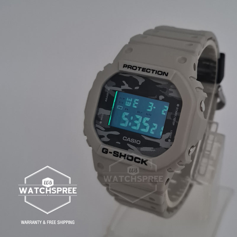 Casio G-Shock DW-5600 Lineup Grey Resin Band Watch DW5600CA-8D DW-5600CA-8D DW-5600CA-8
