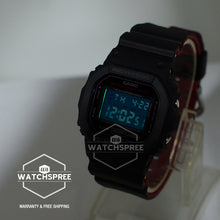 Load image into Gallery viewer, Casio G-Shock Black x Red Heritage Color Series Watch DW5600HR-1D DW-5600HR-1D
