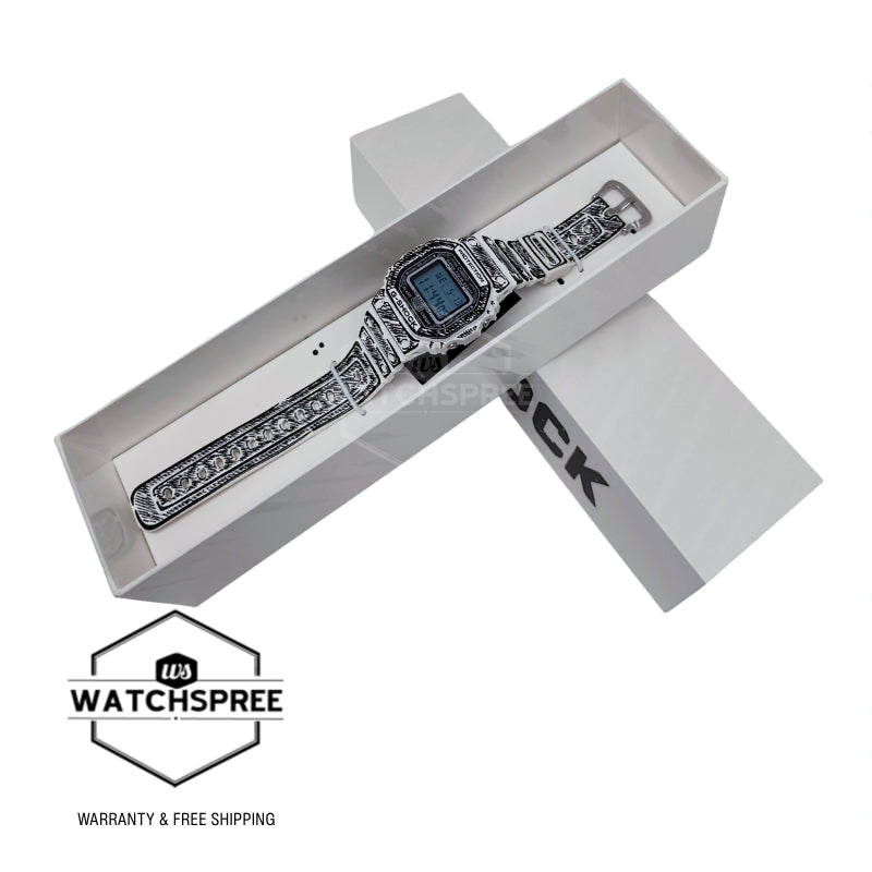 Casio G-Shock DW-5600 Lineup Joshua Vides Collaboration Model Bio-Based Two-Tone Resin Band Watch DW5600JV-7D DW-5600JV-7D DW5600JV-7