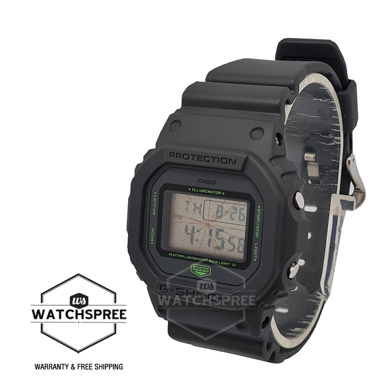 Casio G-Shock DW-5600 Lineup Music Night Tokyo Series Dark Grey Resin Band Watch DW5600MNT-1D DW-5600MNT-1D DW-5600MNT-1