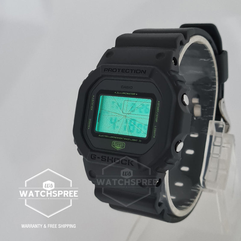 Casio G-Shock DW-5600 Lineup Music Night Tokyo Series Dark Grey Resin Band Watch DW5600MNT-1D DW-5600MNT-1D DW-5600MNT-1