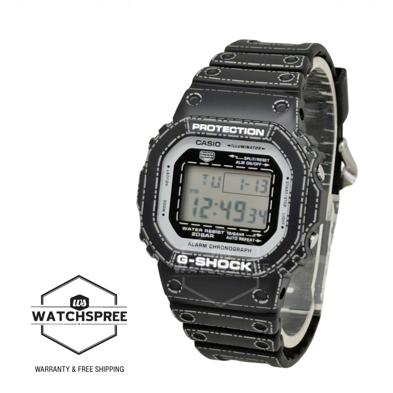 Casio G-Shock (Japan Made) DW-5600 Lineup Origami Design Bio-Based Black Resin Band Watch DW5600RGM-1D DW-5600RGM-1D DW-5600RGM-1 [S]