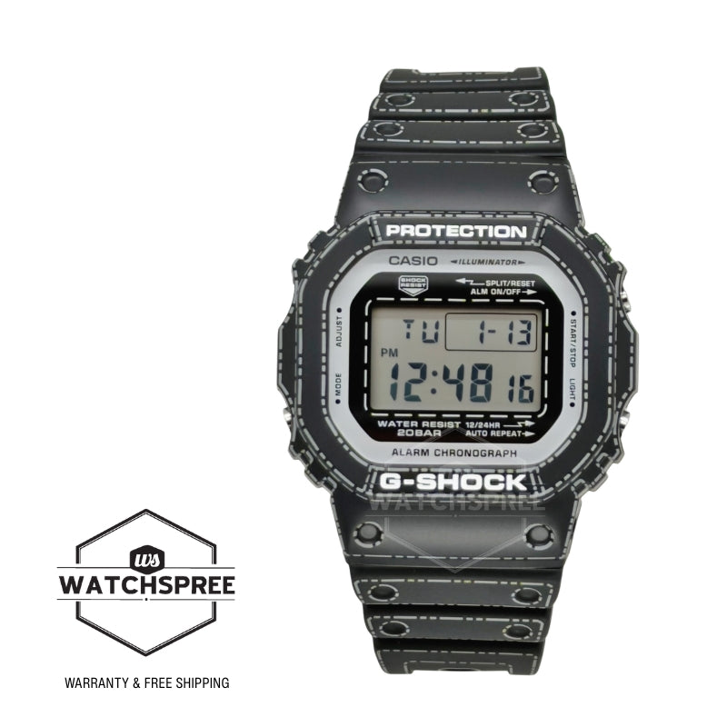 Casio G-Shock (Japan Made) DW-5600 Lineup Origami Design Bio-Based Black Resin Band Watch DW5600RGM-1D DW-5600RGM-1D DW-5600RGM-1 [S]