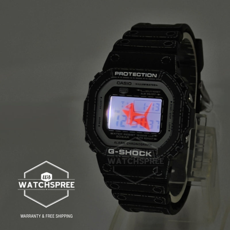 Casio G-Shock (Japan Made) DW-5600 Lineup Origami Design Bio-Based Black Resin Band Watch DW5600RGM-1D DW-5600RGM-1D DW-5600RGM-1 [S]