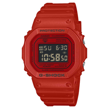 Casio G-Shock DW-5600 Lineup Iconic Red Series Bio-Based Red Resin Band Watch DW5600RRB-4D DW-5600RRB-4D DW-5600RRB-4 [S]